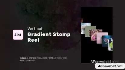 Gradient Stomp Reel Openers template preview