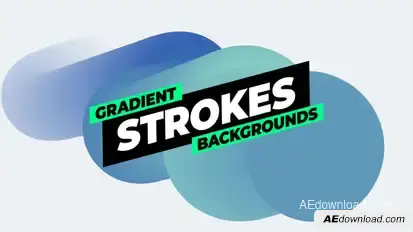 Gradient Strokes Backgrounds Elements template preview