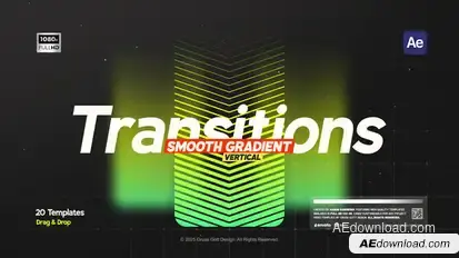 Gradient Transitions Elements template preview