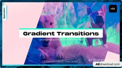 Gradient Transitions Elements template preview