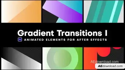 Gradient Transitions I Elements template preview