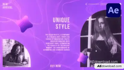 Gradient Typography Intro Openers template preview