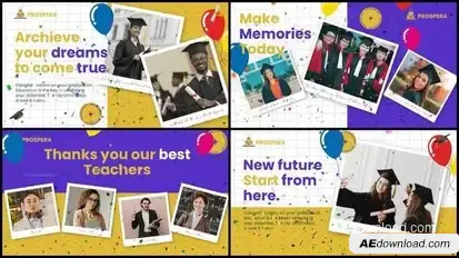 Graduation Day Slideshow Openers template preview
