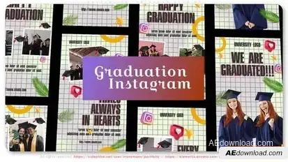 Graduation Instagram Stories Openers template preview