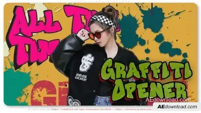Graffiti Style Opener Openers template preview