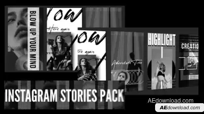 Grange Stories Instagram Pack Product Promo template preview