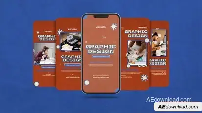 Graphic Design Instagram Reel Openers template preview