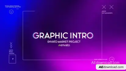 Graphic Intro Openers template preview