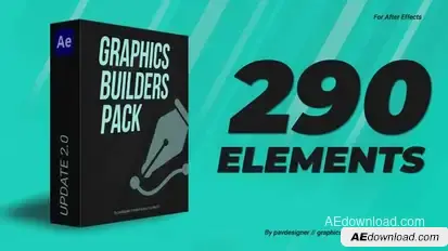 Graphics builders Pack Elements template preview