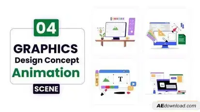 Videohive Graphics Design Concept Illustration Elements template preview