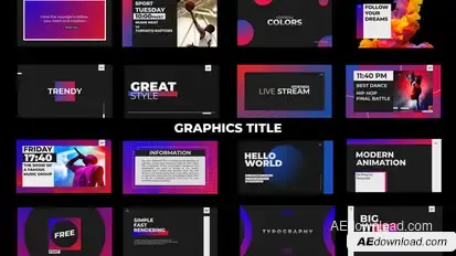 Graphics Title Titles template preview