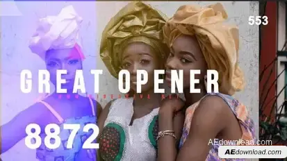 Great Trendy Opener Openers template preview