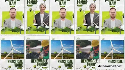 Green Energy Openers template preview