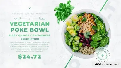 Green Food Promo Product Promo template preview