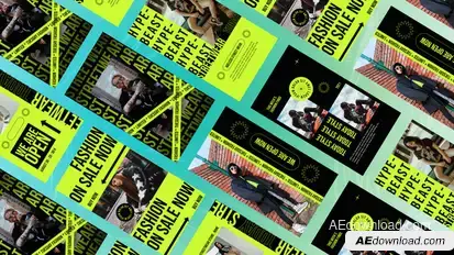 Greendie Hip Hop Instagram Reels & Stories Product Promo template preview