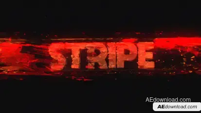 Grime Stripe Title Opener Titles template preview