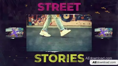 Grit & Groove Urban Slides Titles template preview