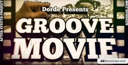 Groove Movie Video Displays template preview