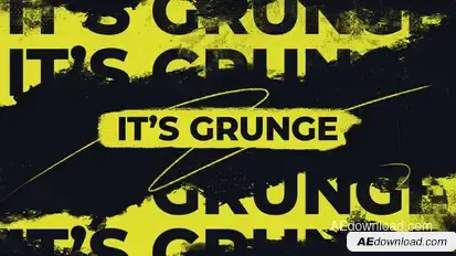 Grunge Brush Intro Logo Logo Stings template preview