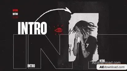 Grunge Brutalism Intro Openers template preview