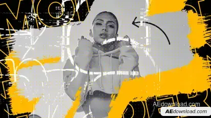 Grunge Energy Intro Openers template preview