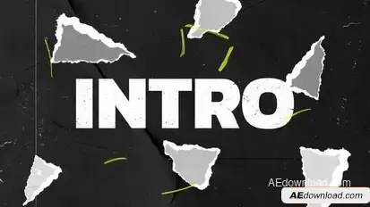 Grunge Hip hop Intro Openers template preview