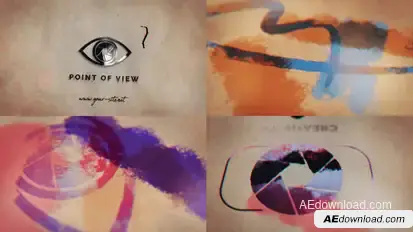 Grunge Ink Drop Unveil Openers template preview