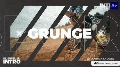 Grunge Sport Intro Logo Stings template preview