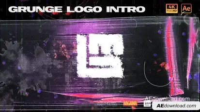 Grunge Logo Logo Stings template preview