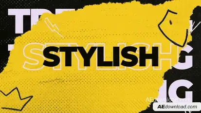 Grunge Logo Intro Logo Stings template preview
