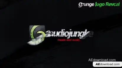 Grunge Logo Reveal Logo Stings template preview
