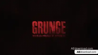 Grunge Logo Reveal V2 Logo Stings template preview