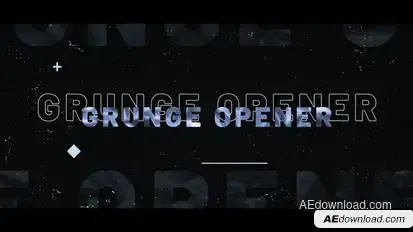 Grunge Opener Titles template preview