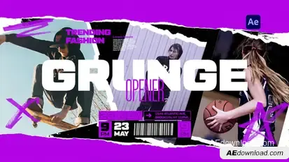 Grunge Opener 4 in 1 Openers template preview
