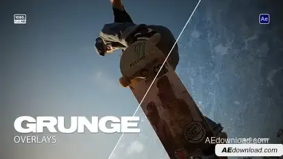 Grunge Overlay Elements template preview