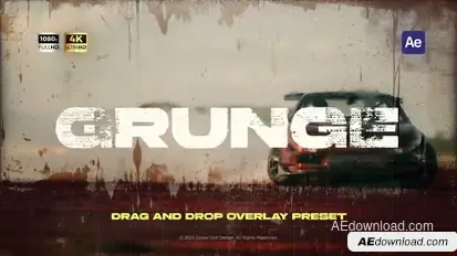 Grunge Overlay Elements template preview