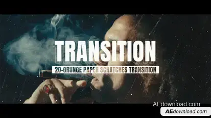 Grunge Paper Distressed Scratches Transitions Elements template preview