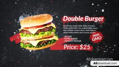 Grunge Restaurant Promo Product Promo template preview