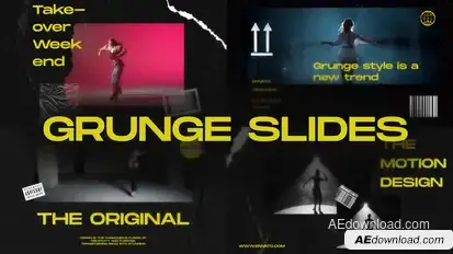 Grunge Slides Openers template preview