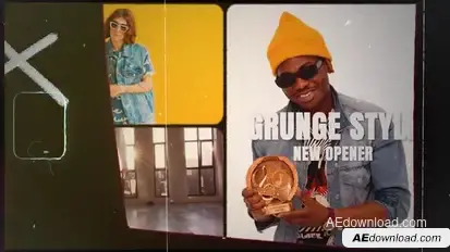 Grunge Split Opener Openers template preview