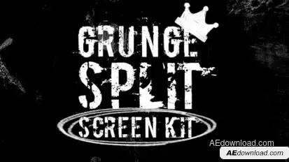 Grunge Split Screen Kit Elements template preview