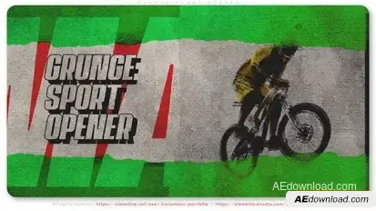Grunge Sport Opener Openers template preview