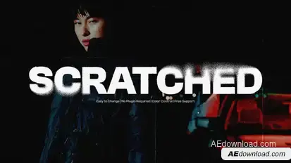 Grunge Text Effect Titles template preview