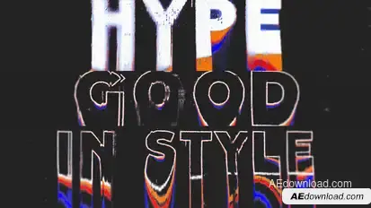 Grunge Text Typography Titles template preview