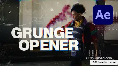 Grunge Title Opener Titles template preview
