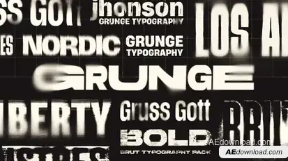 Grunge Titles Titles template preview