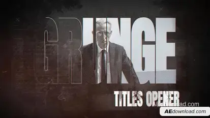 Grunge Titles Opener Openers template preview