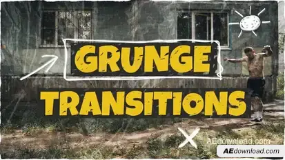 Grunge Transitions Elements template preview