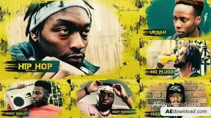 Grunge Urban Opener  / Hip-Hop / Brush  / Slideshow / Street Openers template preview