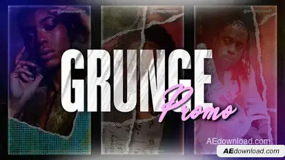 Grunge Vertical Paper Promo Openers template preview
